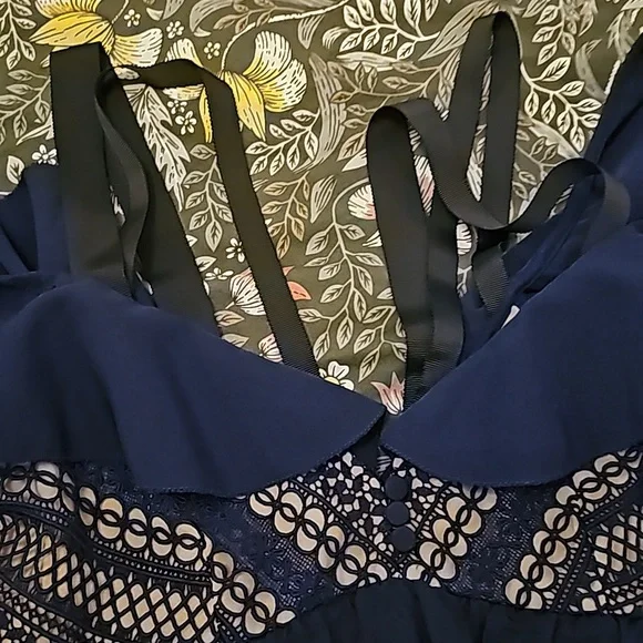 Self-portrait Navy Blue Mini Dress - Picture 12 of 12